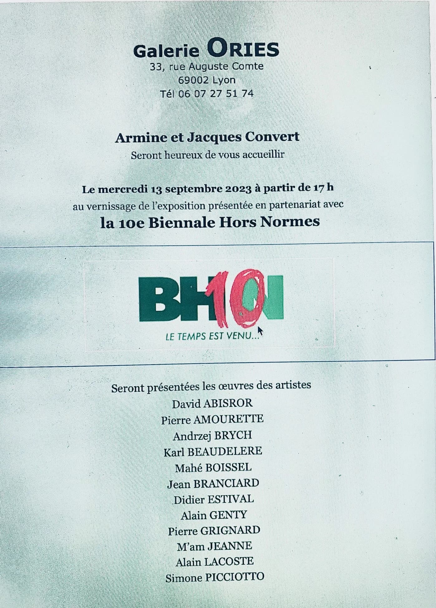 10eme Biennale Hors normes   Lyon