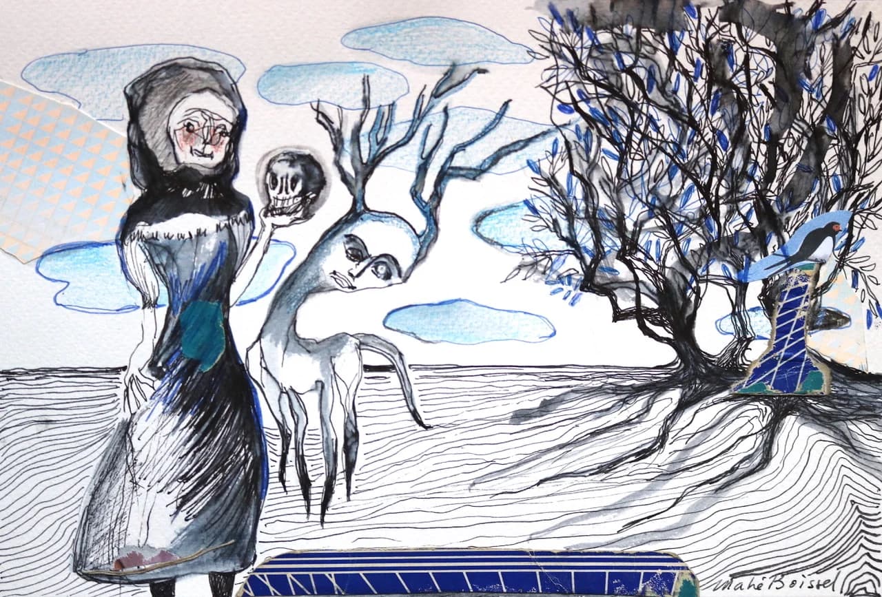 Lichen Revue de Poésie n°112 Septembre Poème isolé et dessin