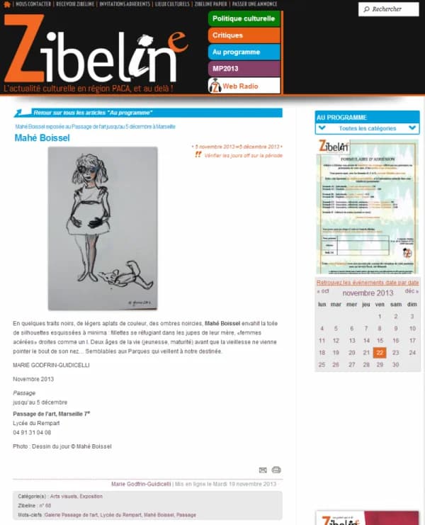 Passage Oeuvres Récentes