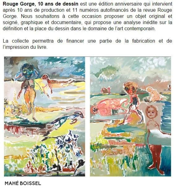 ROUGE GORGE, 10 ANS DE DESSIN