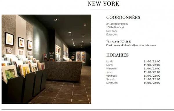 Exposition Petits formats New York