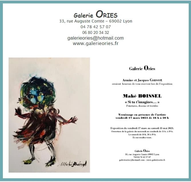 Exposition "Si tu t'imagines..." Galerie Ories